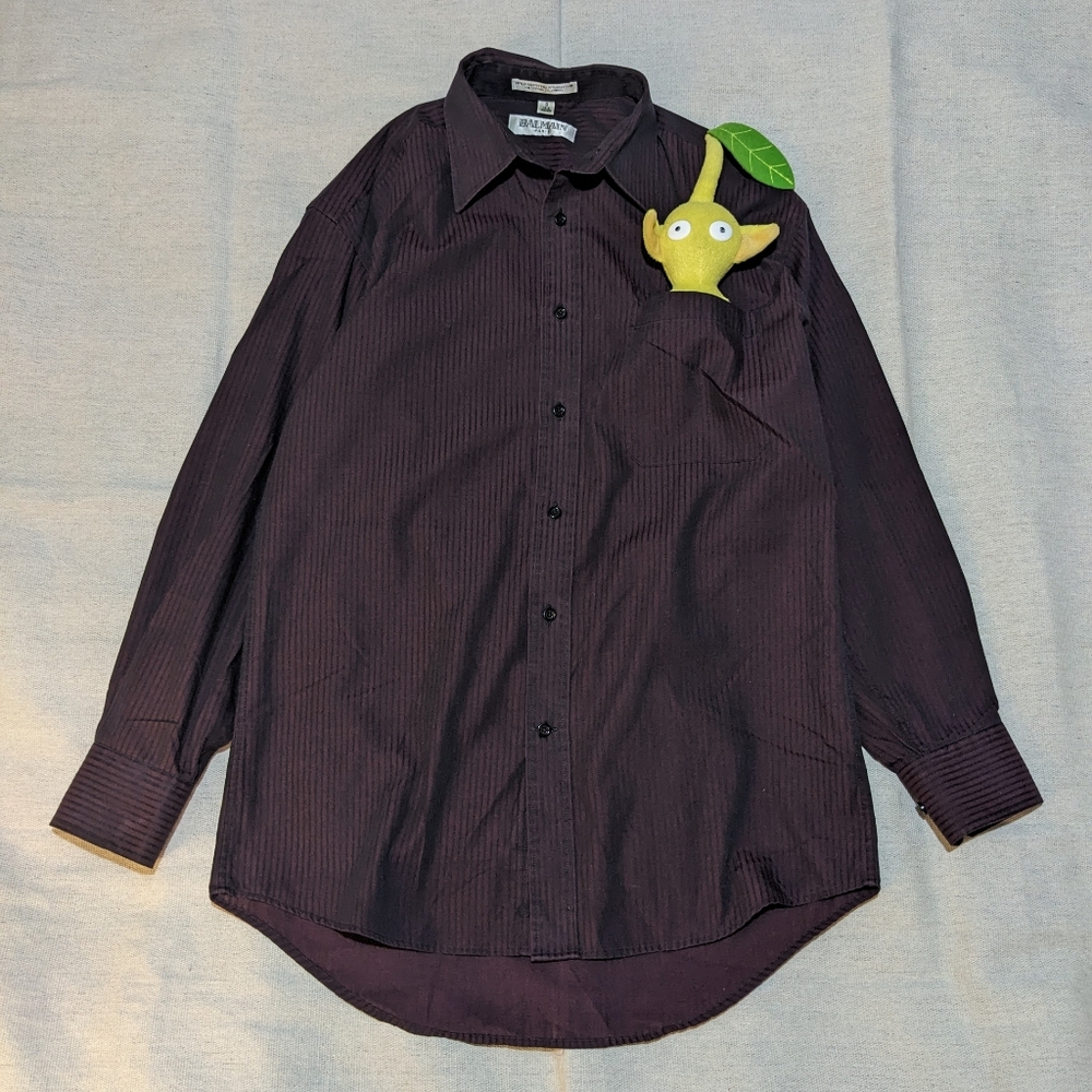 2 for $50! ! Vintage Balmain Button Up shirt men's S